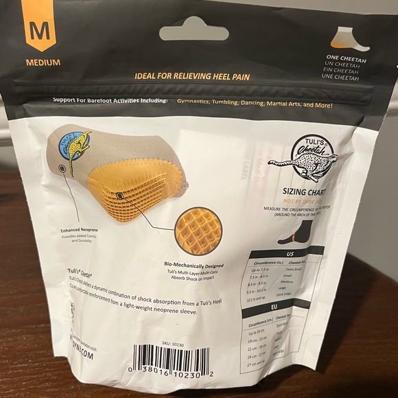 NWT - Tuli's Heel Cup For Gymnasts & Dancers - Size Medium - Picture 9 of 10